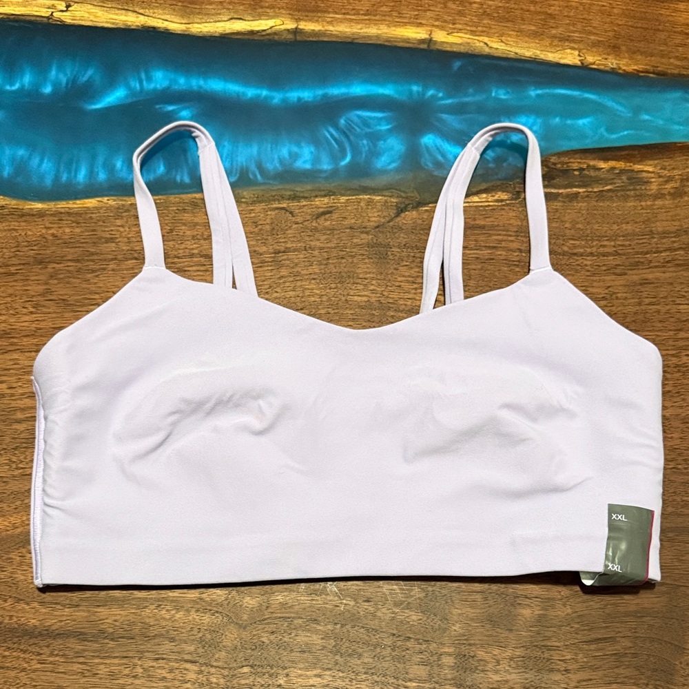 all in motion Light Lavender Seamless Bralette with Adjustable Straps